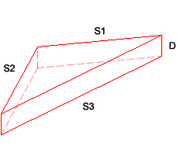 triangle with depth